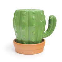 Кружка с блюдцем кактус «Cactus»