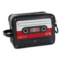 Красная сумочка для туалетных принадлежностей «Cassette»