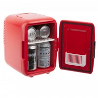 Красный мини холодильник «Drinks»