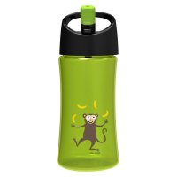 Детская бутылка для воды лайм 0.35л «Carl Oscar Monkey»