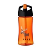 Детская оранжевая бутылка для воды 0.35л «Carl Oscar Moose»