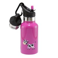 Детская фиолетовая термос-фляга 0.35л «TEMPflask™ Cow»