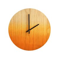 Деревянные часы с оранжевым градиентом «00630OR»